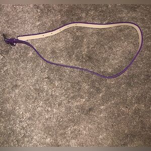 Girls Justice Shiny Purple Leather Belt